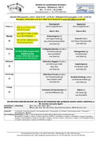 Men&uuml;plan LRA 2024 KW51